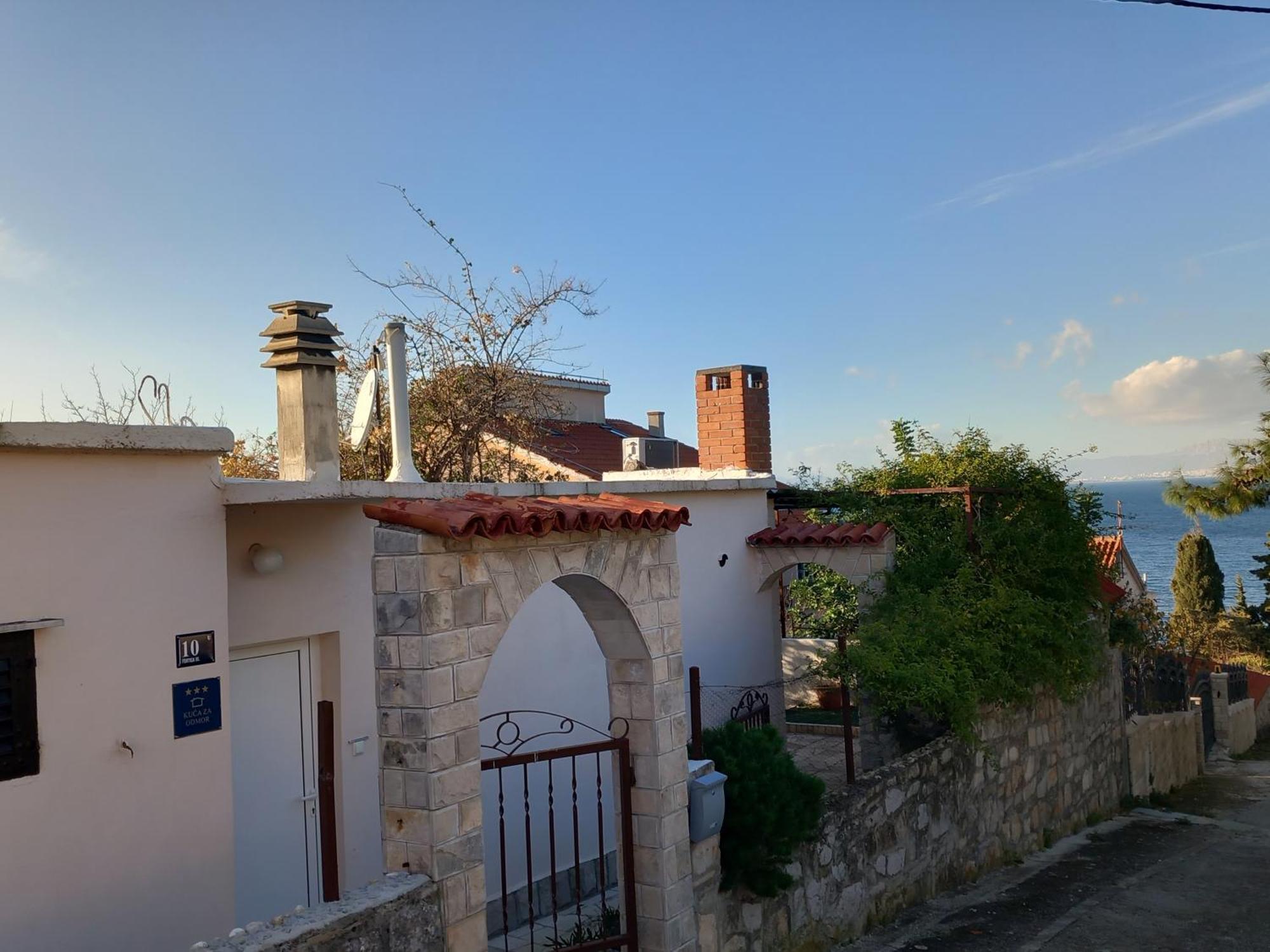 Kuca Za Odmor Skalina - Sea View Vila Splitska Exterior foto